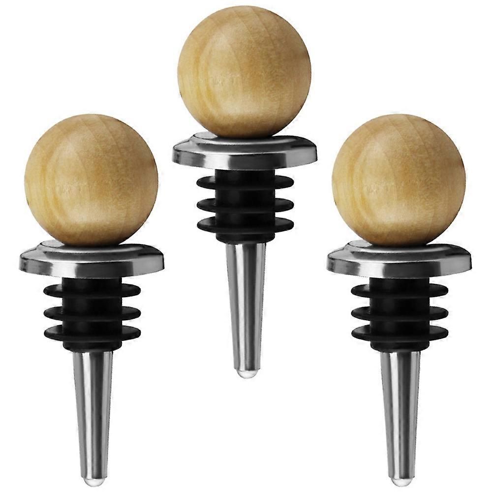 3Pcs Metal Stainless Steel Plug Sealer Sealed Plug