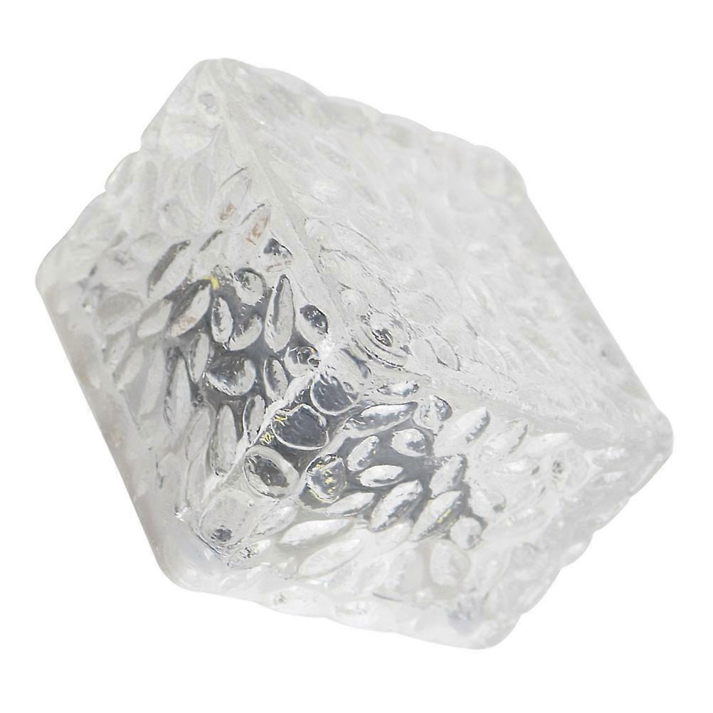 Garden Stone Light, Solar Powered Pathway Illumination, Durable Plastic Design