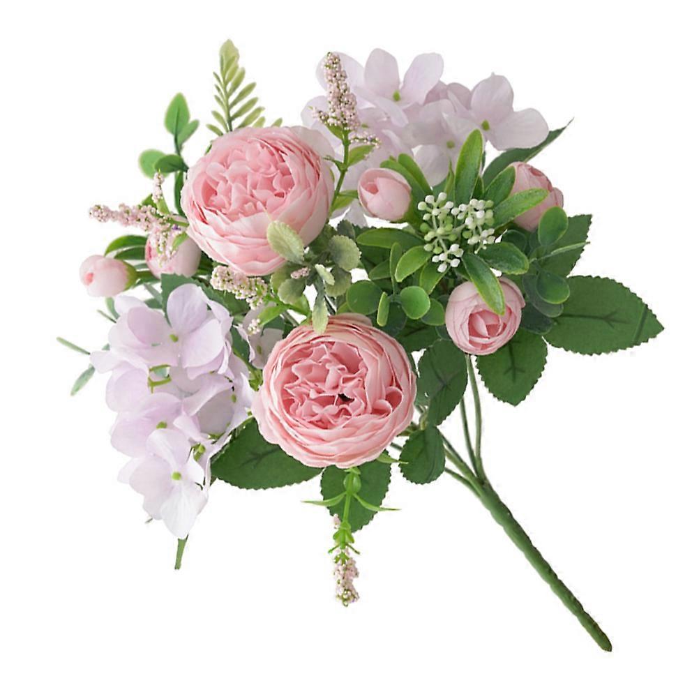 زينة الزفاف الحريرية ، باقة الورود الاصطناعية للمناسبات الأنيقة