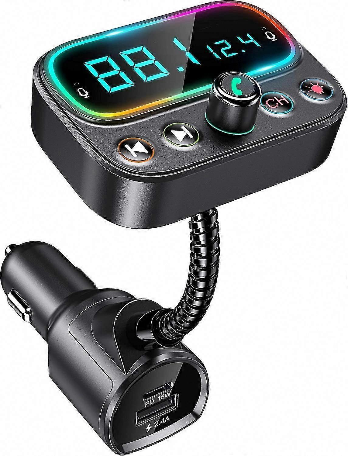 Bluetooth-FM-Transmitter mit Doppelmikrofon
