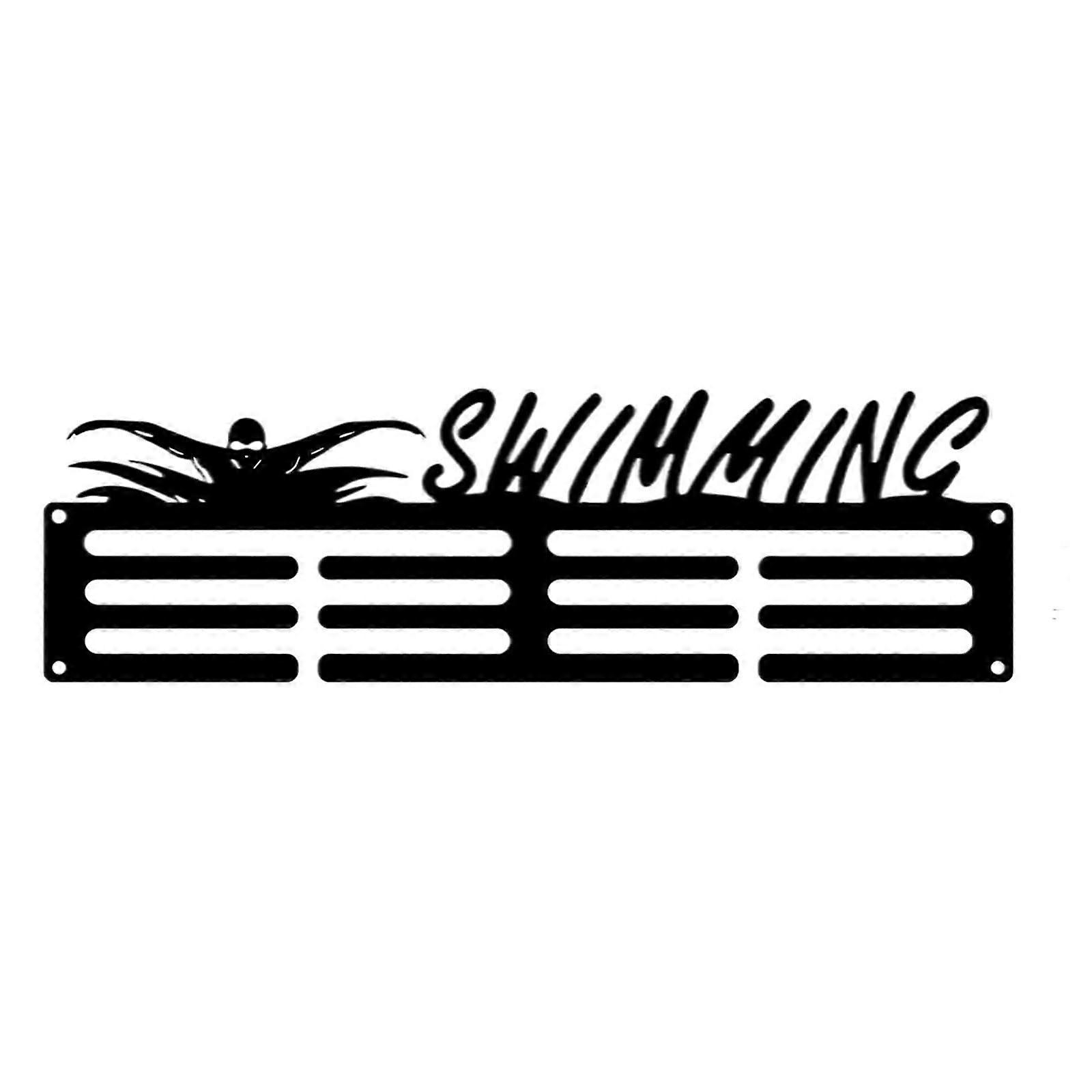 Medal hanger, display stand for award ribbons,  race ribbon holder with sports motif for the wall to display medals (Style 03)