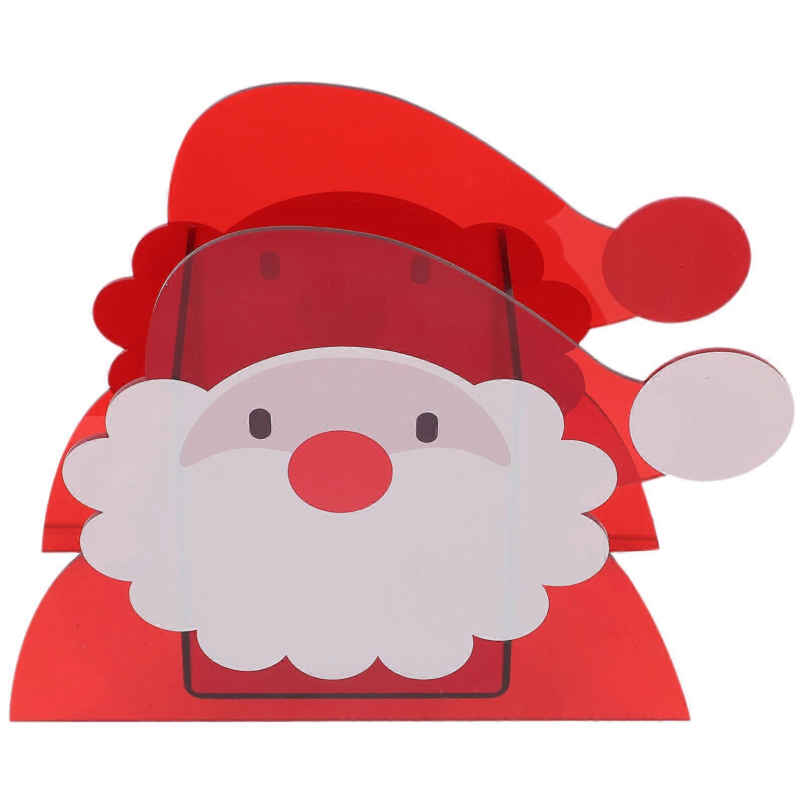 Festive Decorative Flower Pot Red Acrylic with Simple Design for Home and Cafe Decoration 1Pack