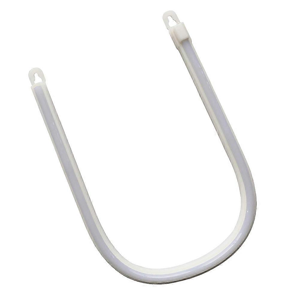 White Durable Plastic Letter Neon Lamp for Rooms and Parties 1PC