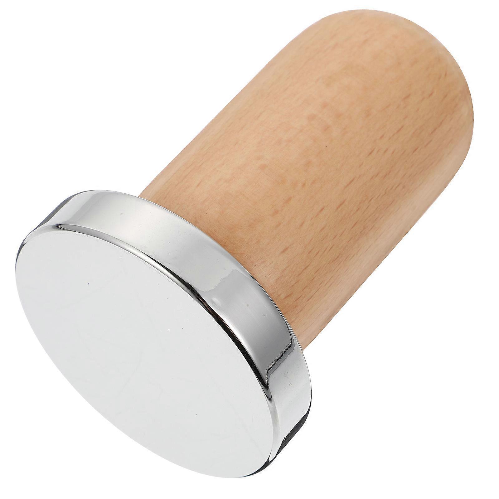 Stainless Steel Coffee Tampers with Ergonomic Handle for Home Use and Cafe 1 Pc Khaki