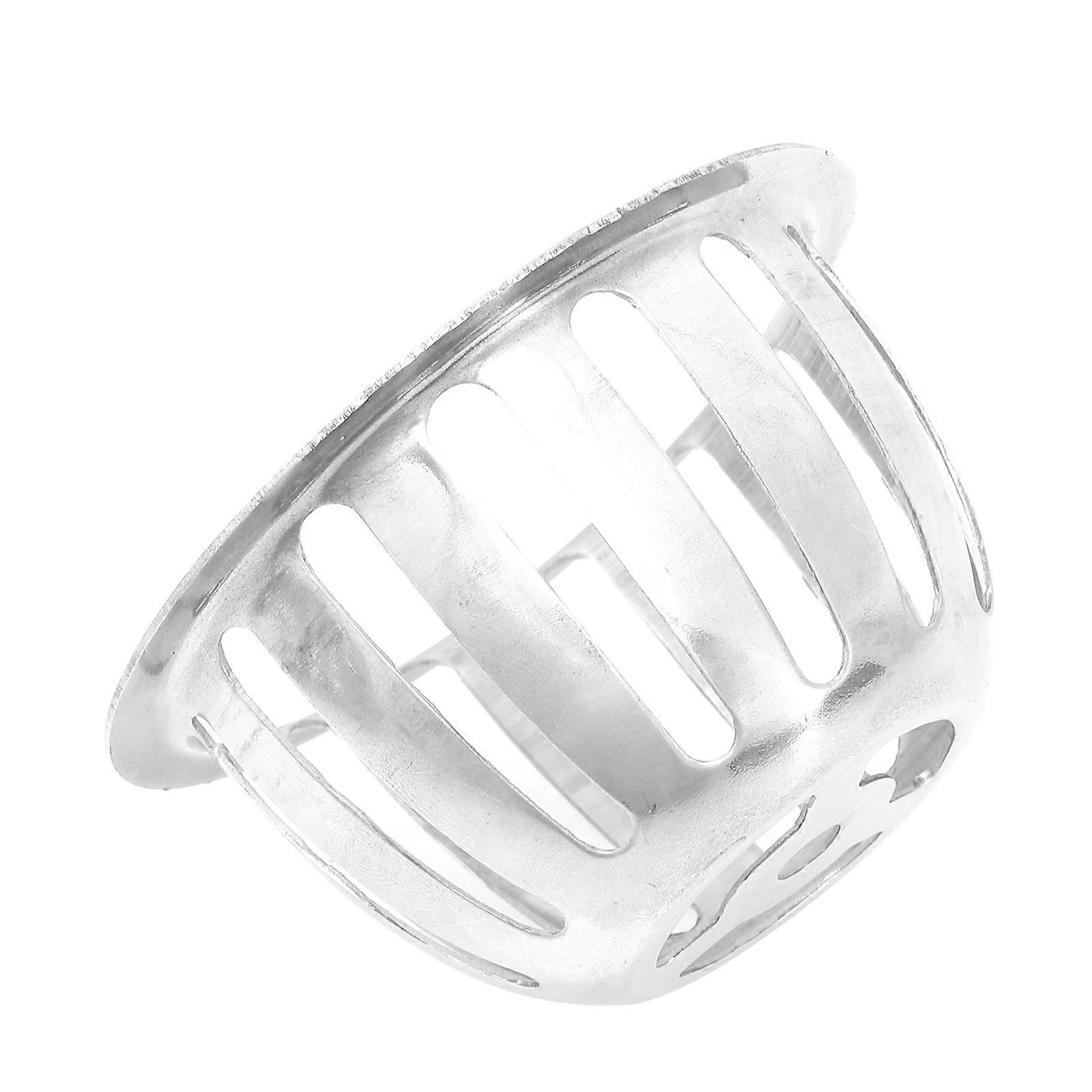 Stainless Steel Dome Drain Stopper Suitable For Bathroom And Outdoor Use With Water Flow Control And Elegant Design 1Pcs