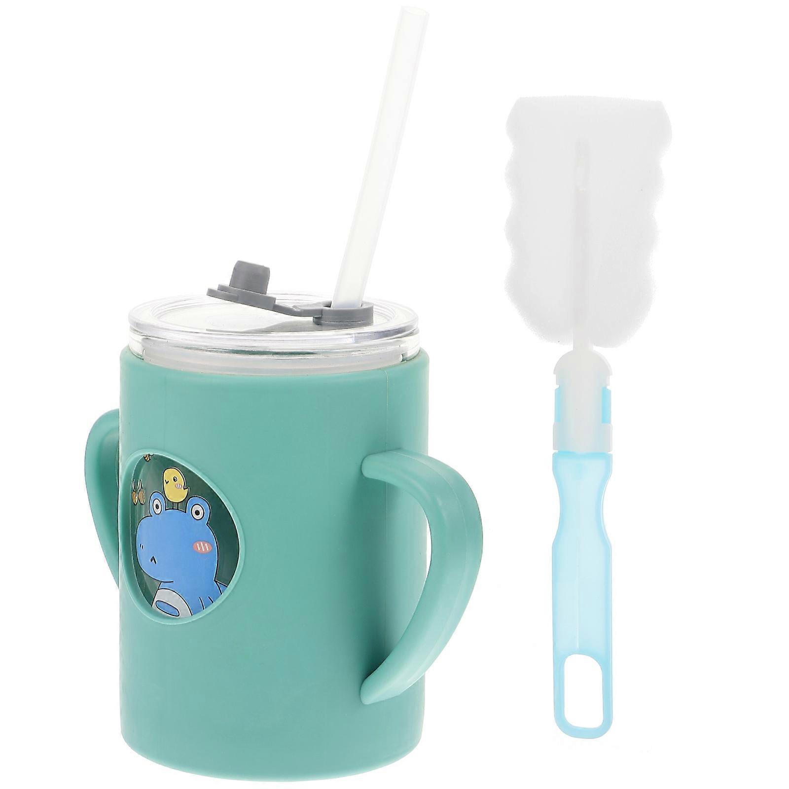 Kids Water Cup 250ml Handle Design Daily Use Comfortable For Kids Anti-Drop 1Pcs