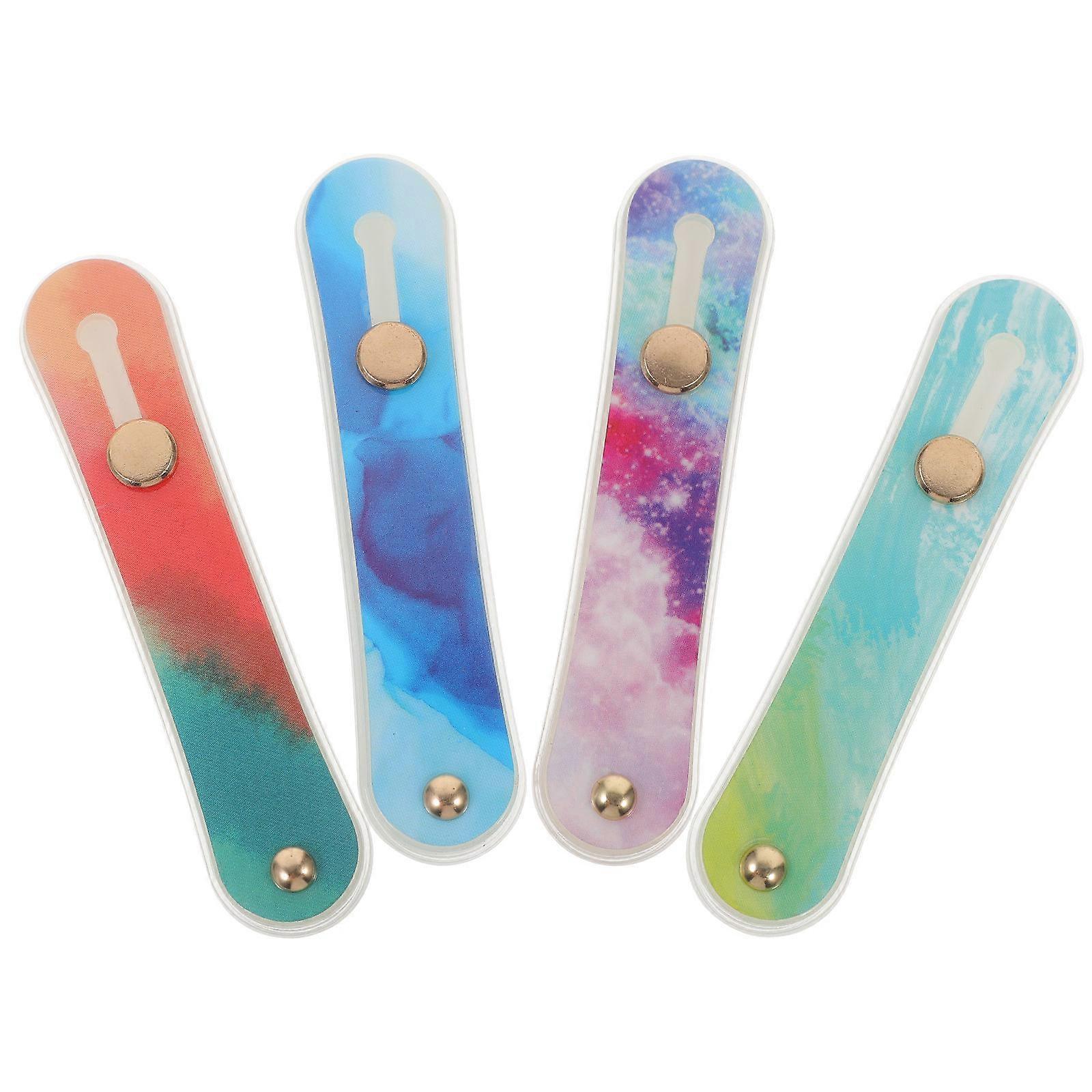 Phone Finger Strap Holder Ideal For Home Use And Office Use To Prevent Dropping In Assorted Color Crafted From Durable PE Material