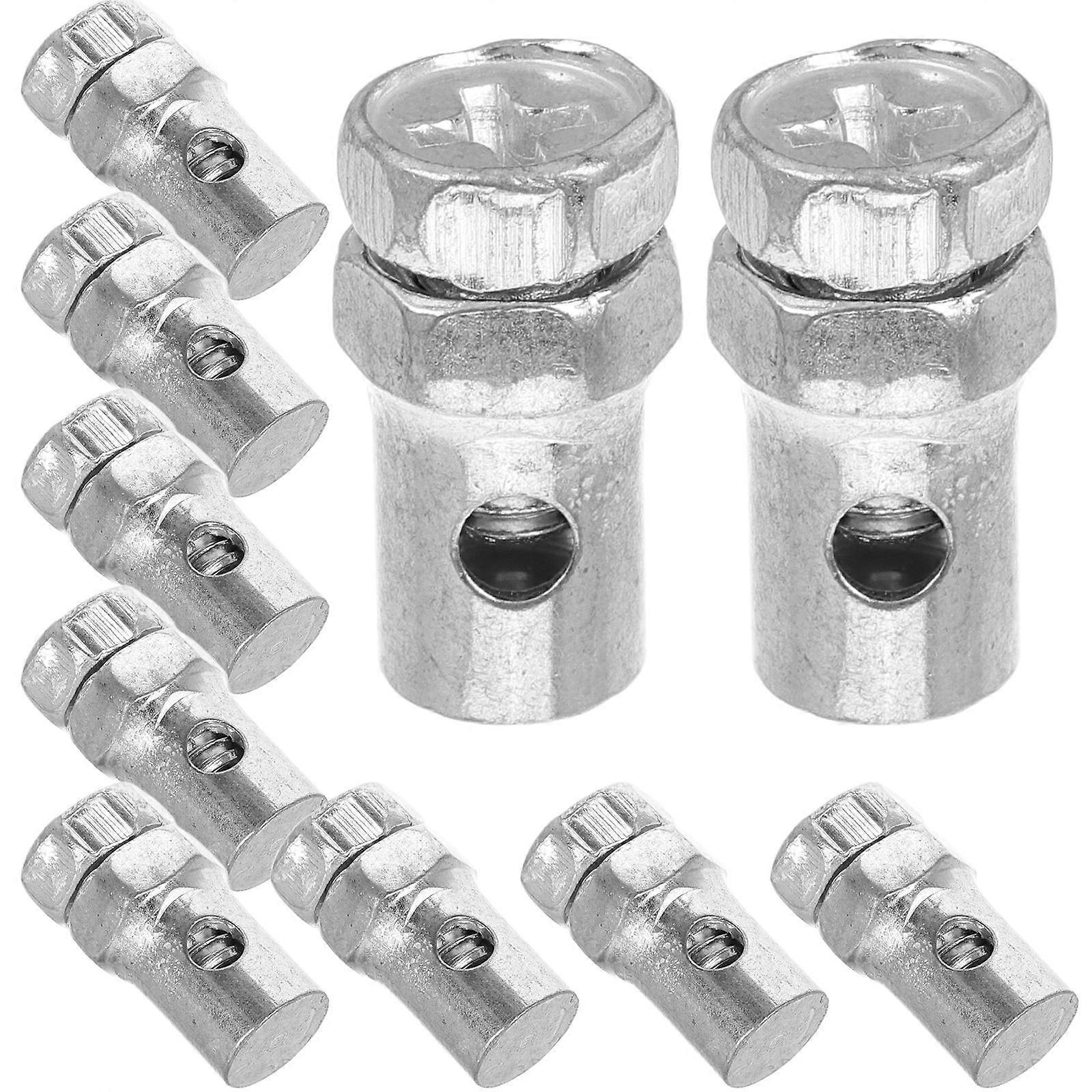 10pcs Durable Cable Stops for Go Kart, Motorcycle Throttle & Brake – User Friendly Clamps for Easy Control & Enhanced Stability for Lawn Mowers,