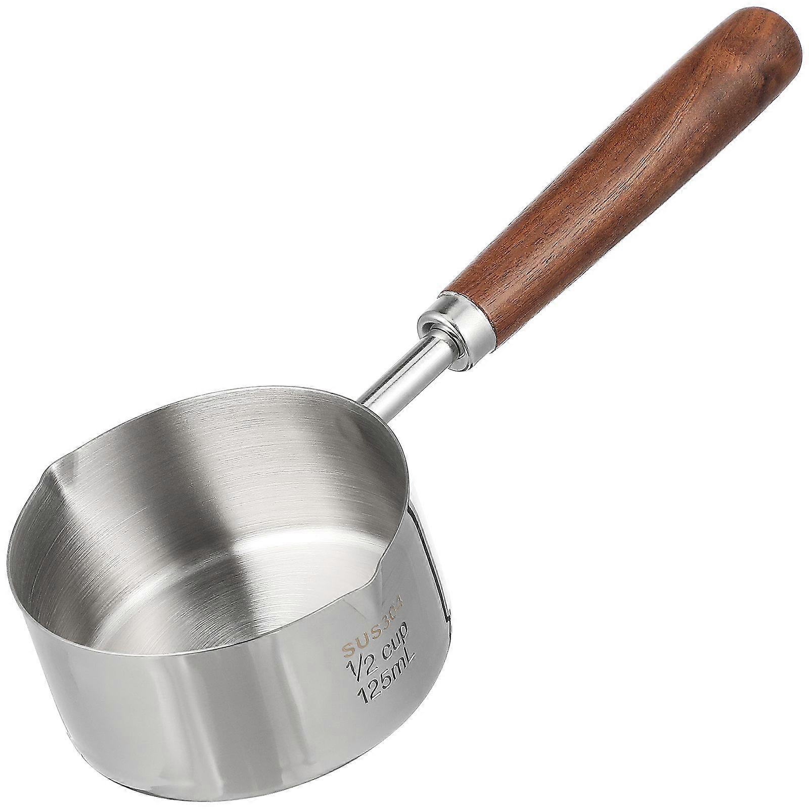 Sauce Pan Oil Boil Container with Handle Reusable Saucepan Small Sauce Pan Kitchen Saucepan