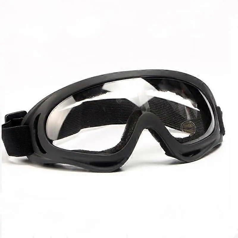 Motocross Goggles Clear Lens, Protective Gear Set With Flexible Cross Helmet And Face Mask, ATV UTV Dirt Bike Compatible