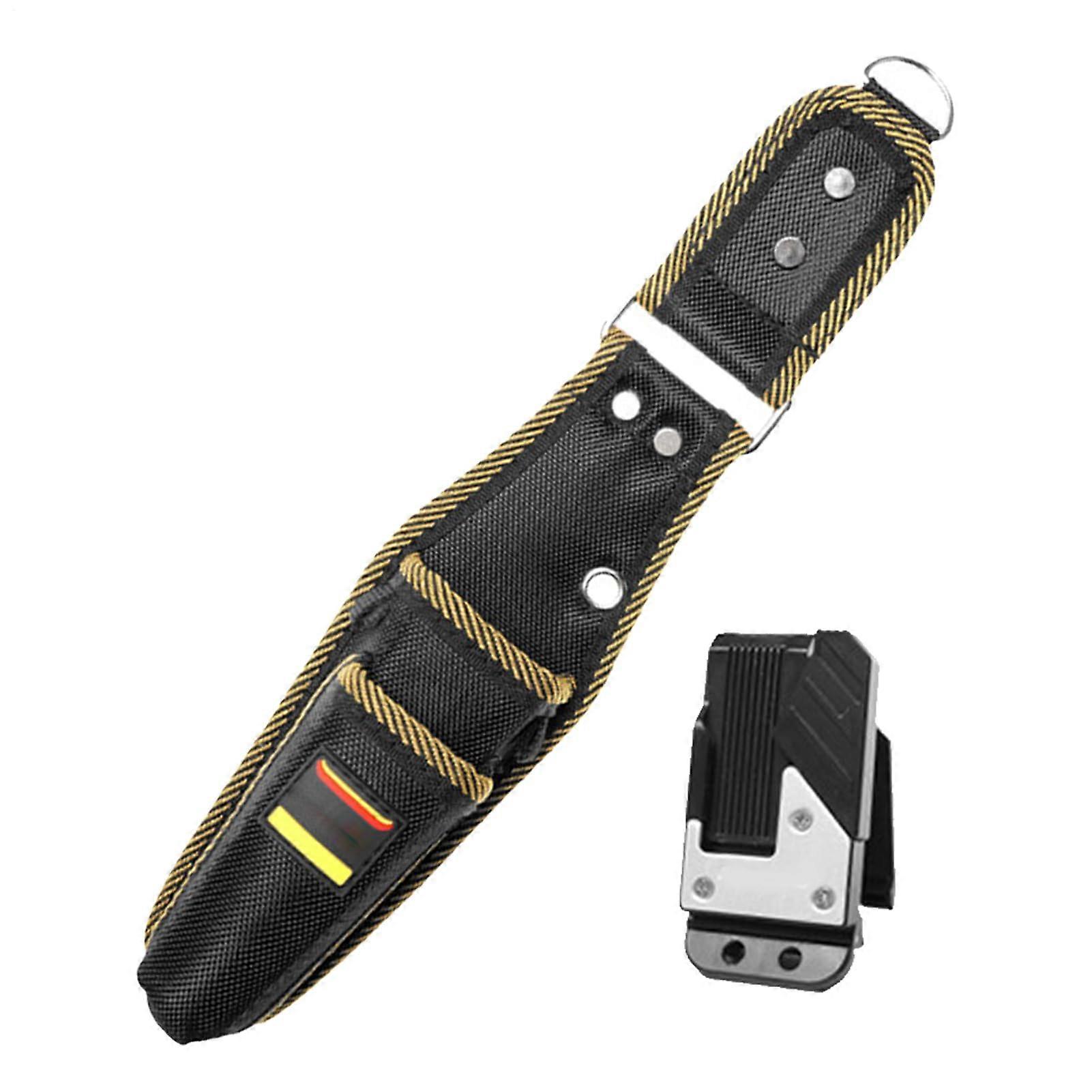 Tool Pouch with Belt Clip ClipOn Tool Bag, Removable Tool Organizer with Pliers Holder for Electricians, Construction Workers, and Carpenters