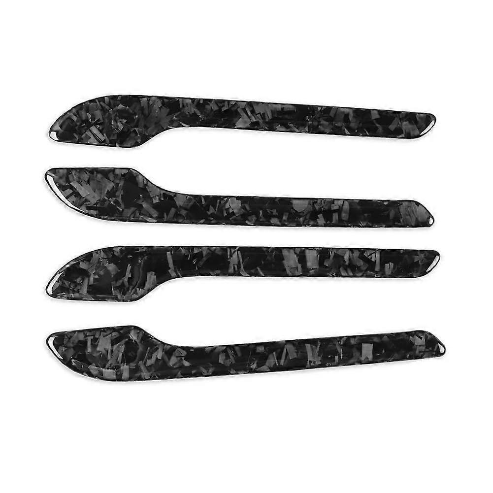 Carbon Fibre Door Handle Cover Replacement for Tesla Model 3 and Model Y, Durable, Lightweight, Custom Fit