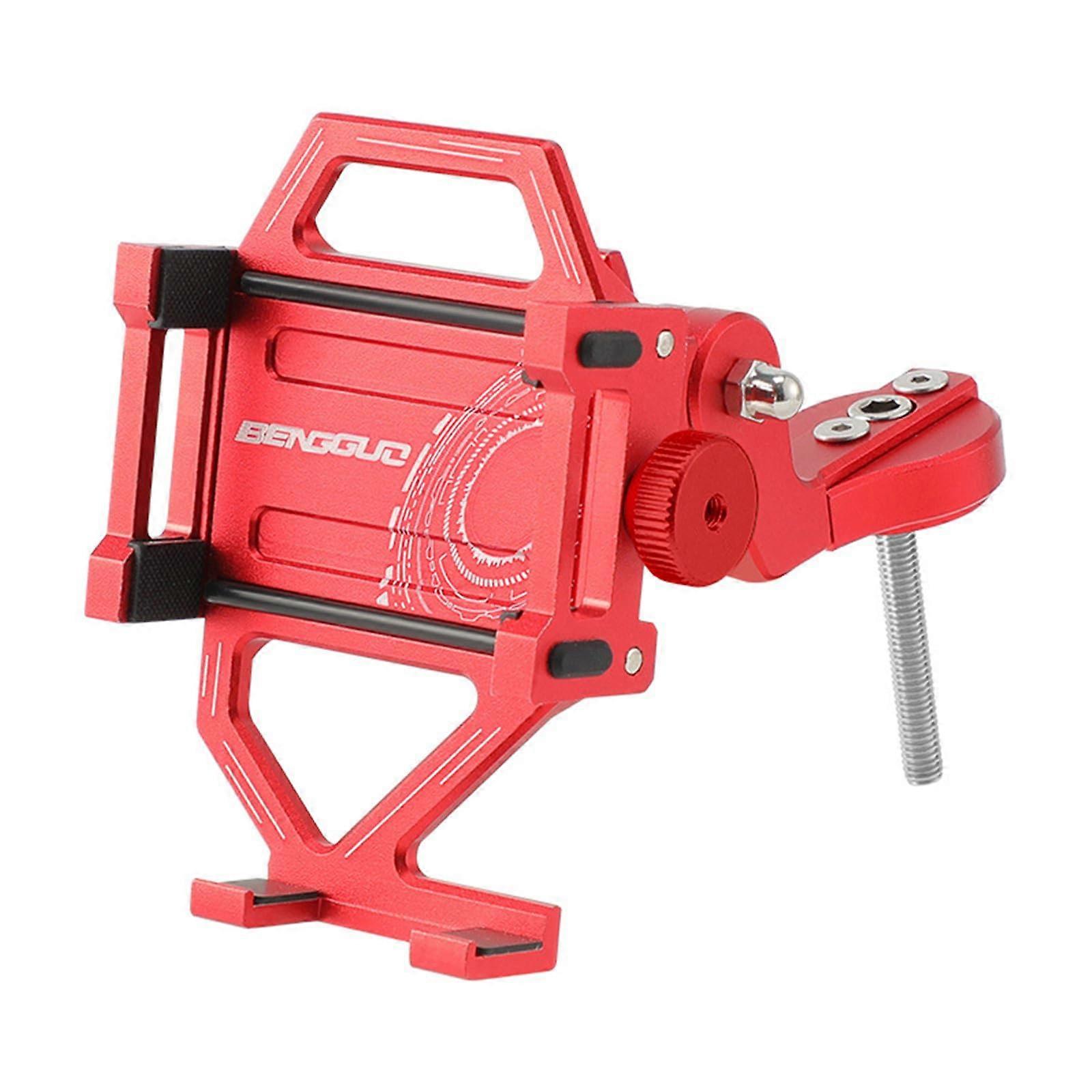 Mobile Phone Mount Bicycle Holder for Quick Handlebar Installation, Adjustable Reversing View Clip for Scooters and Bikes