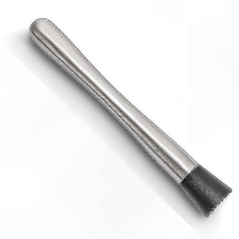 10 Inch Stainless Steel Cocktail Muddler and Mixing Spoon Set for Mojitos and Other Bar Drinks