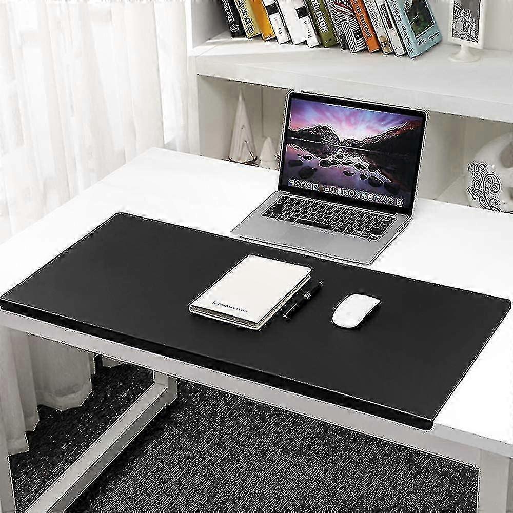 Non-Slip Leather Desk Pad with Edge Protection for Office and Gaming Use