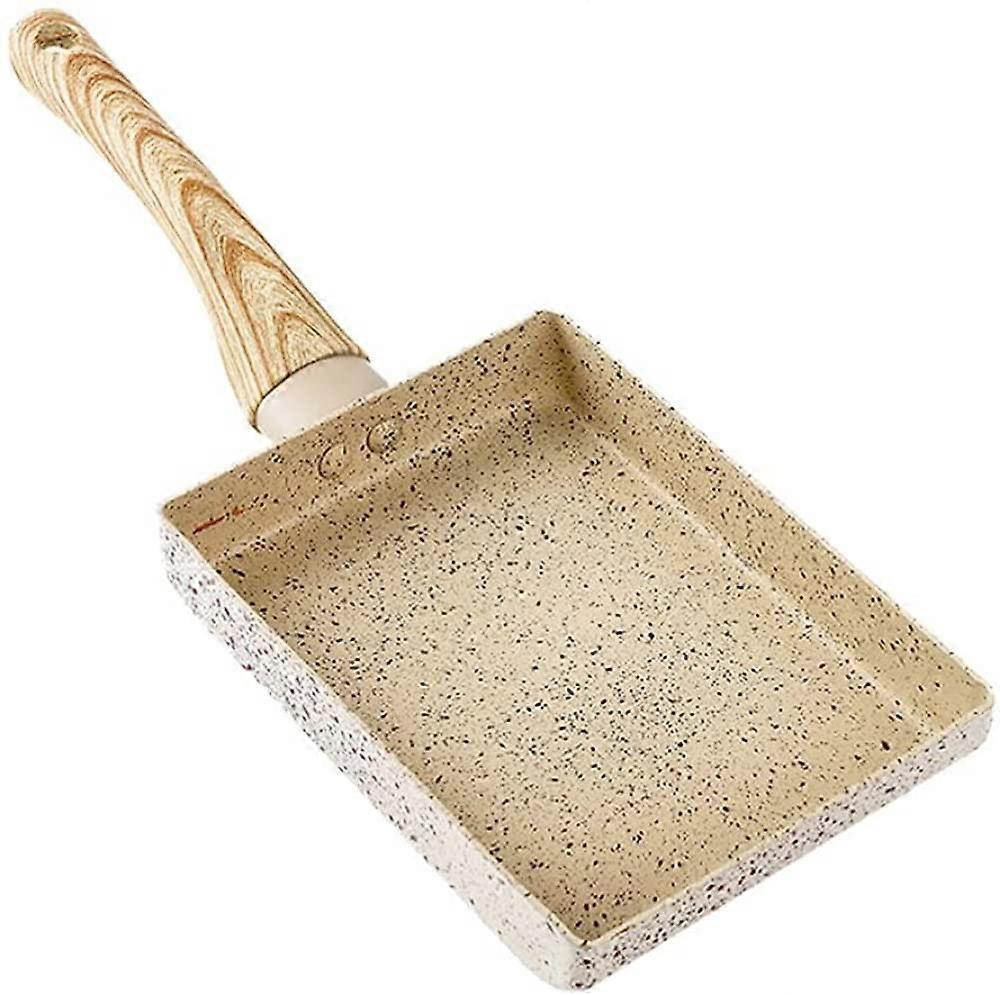 Japanese Omelette Pan Square Egg Pan for Breakfast Cooking Frying, Non-Stick Household Wok for Egg Steak and More