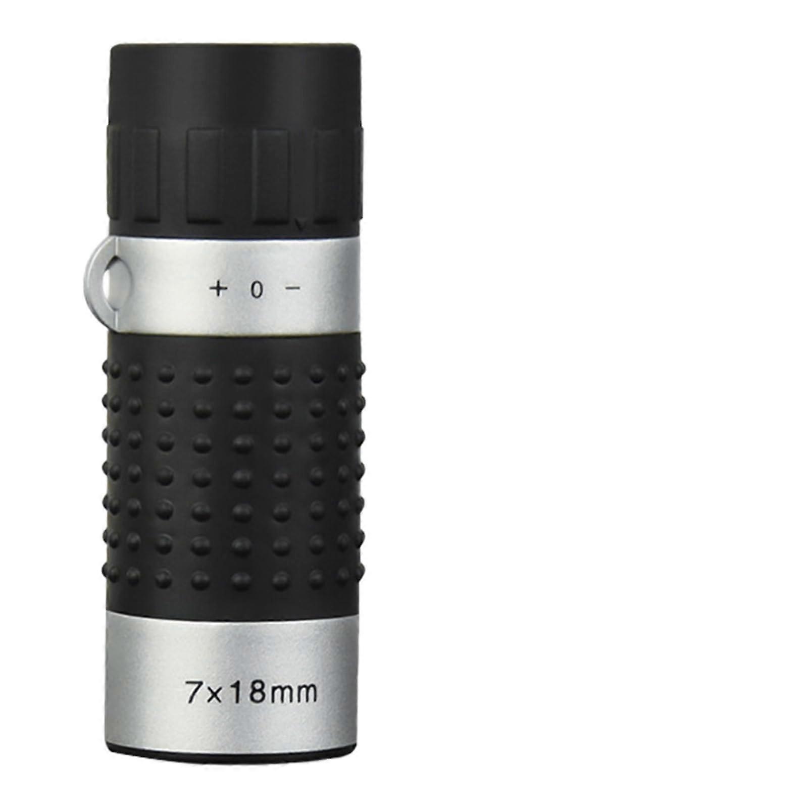 Golfing Rangefinder Monocular 7x18 Magnification For Distance Measurement With Reticle And Pitted Scale Outdoor Sports