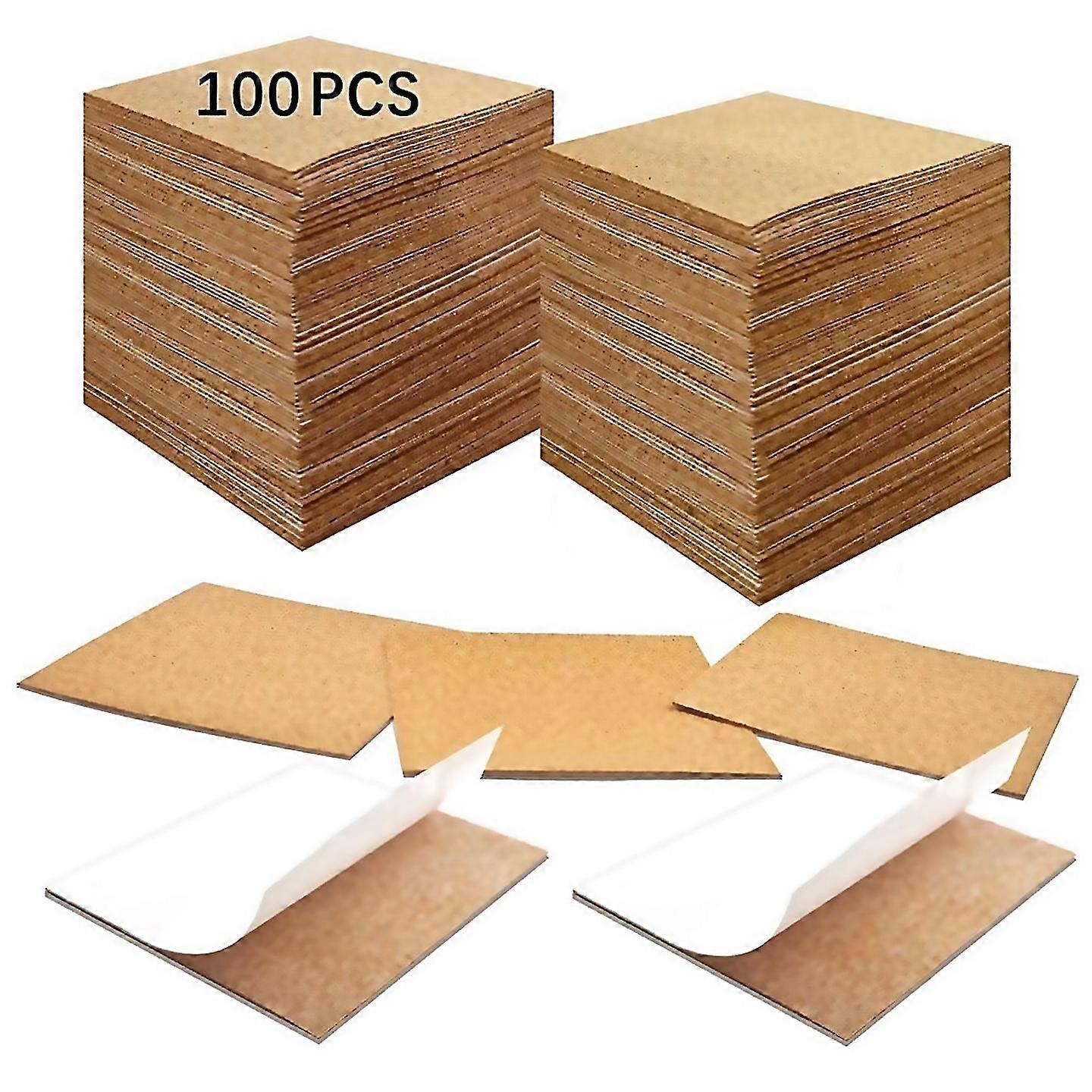 For 100pcs self adhesive cork for coasters with adhesive
