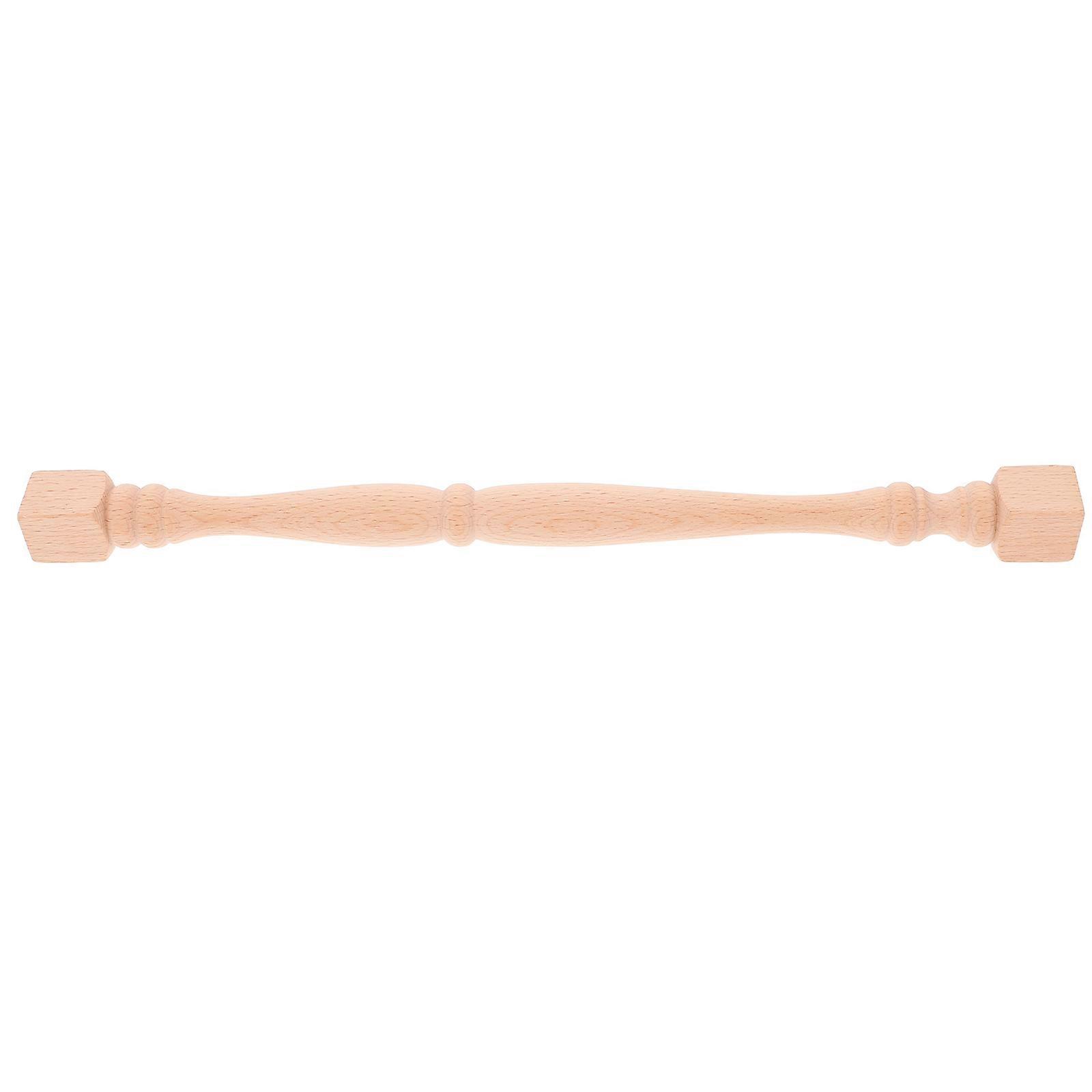 Unfinished Wooden Spindle Cabinet Baluster for Staircase Interior Furniture – Unique Whimsical Design, Multi Use Decorative Post