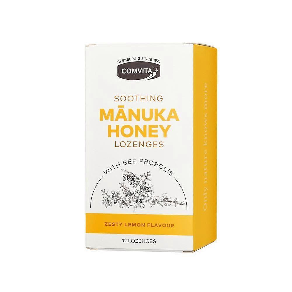 Comvita Propolis Lemon & Honey 12 Lozenges - 4 Pack