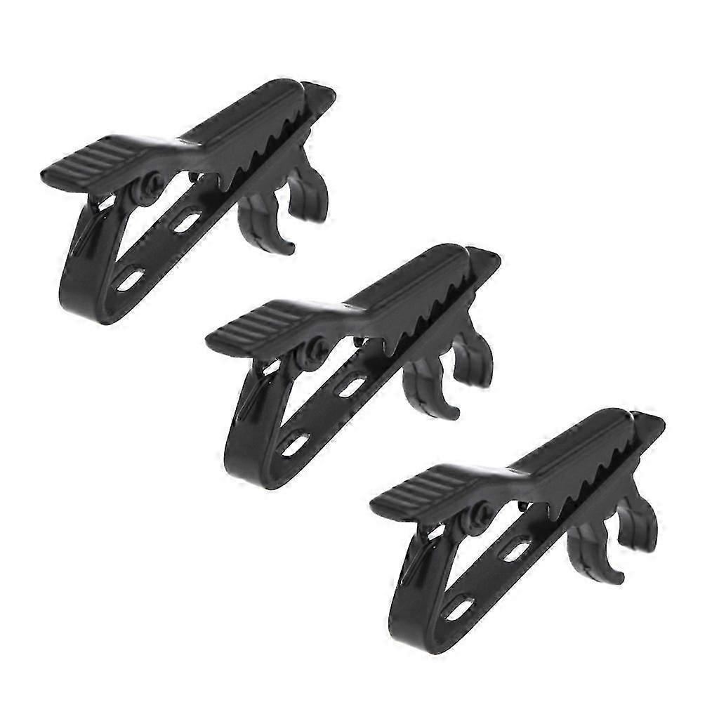 3/5/10Pcs Lavalier Mikrofon Clip Mikrofon Revers Kragen Klemmhalterung Zubehörsatz