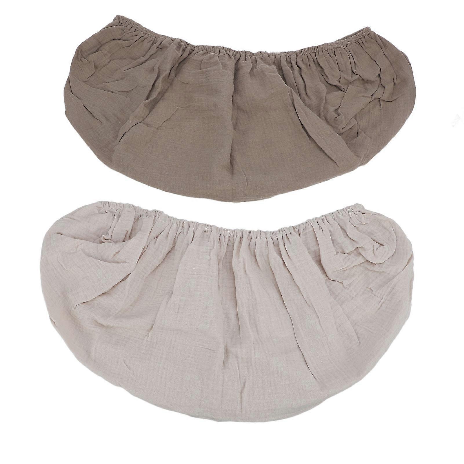 2pcs Soft Breathable Changing Pad Cover for Baby Diaper Changing Table Pad Sheets Solid Color Light Tan Apricot