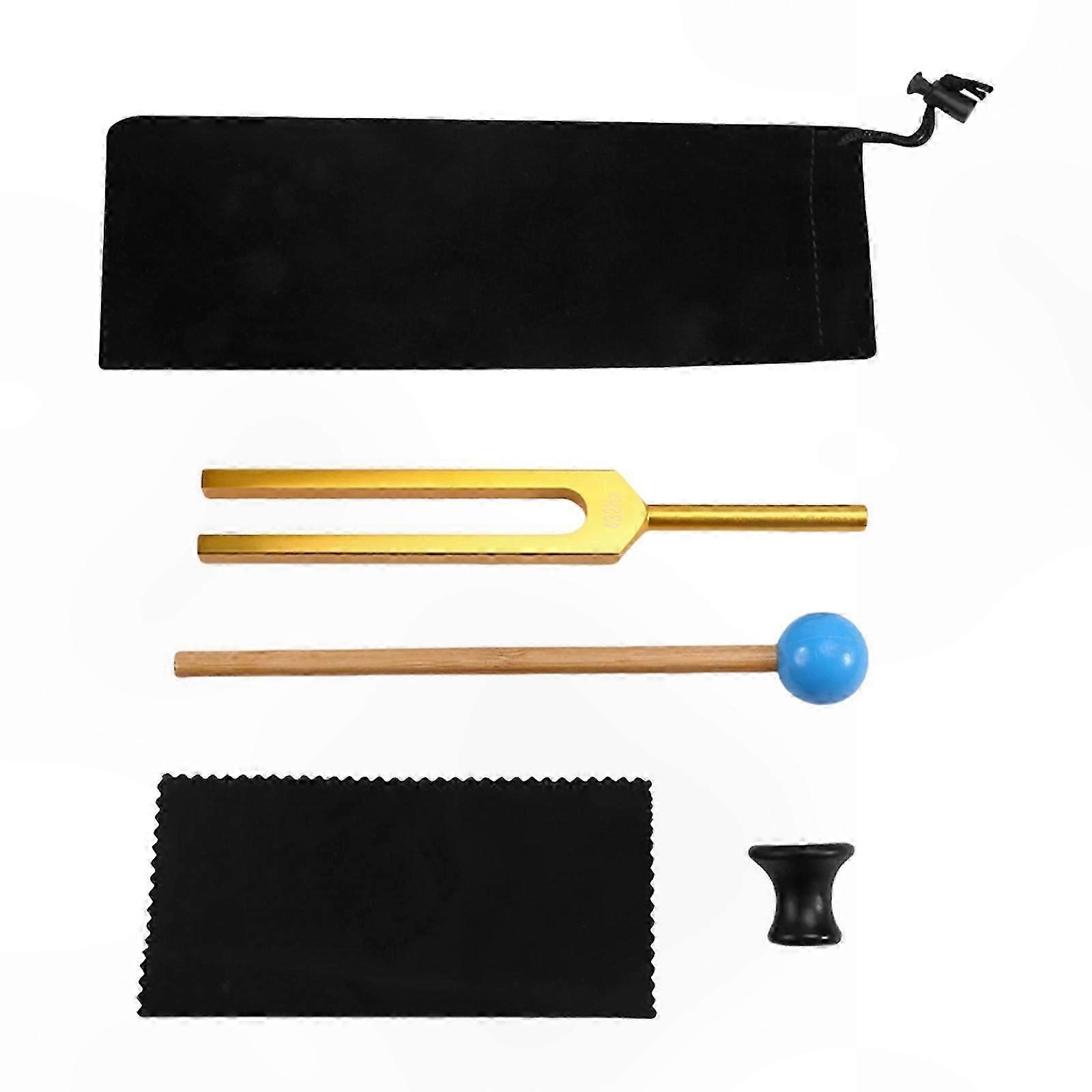Relaxation Tuning Fork Set for Meditation & Sound Healing - Portable Aluminum Wellness Tool