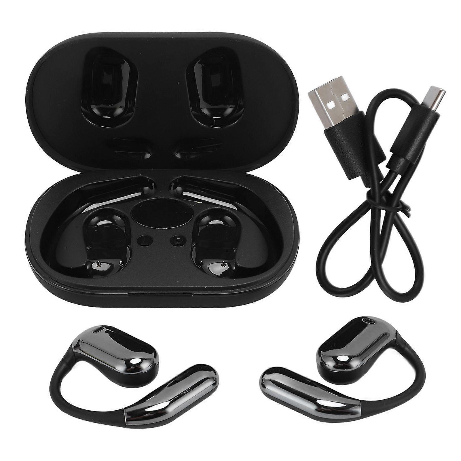 Bluetooth Translation Earphone Noise Cancelling Long Battery Life Bone Conduction Ear Hook AI Translator Earbuds