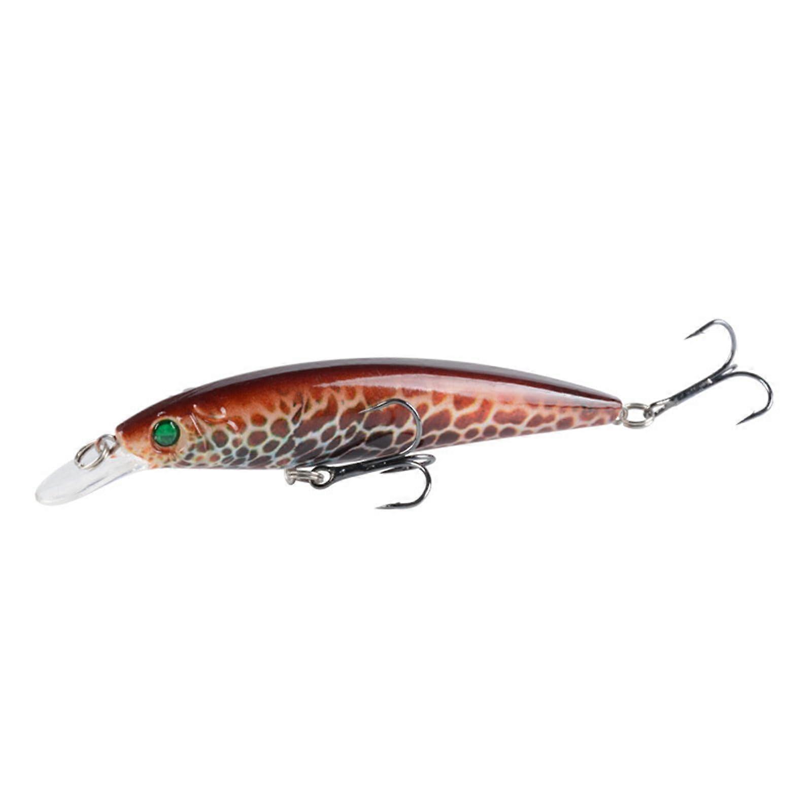 Hard Baits Crankbait Sinking Minnow Lure 5 Inch Colorful Swimbait for Slow Rolling and Trolling Fishing