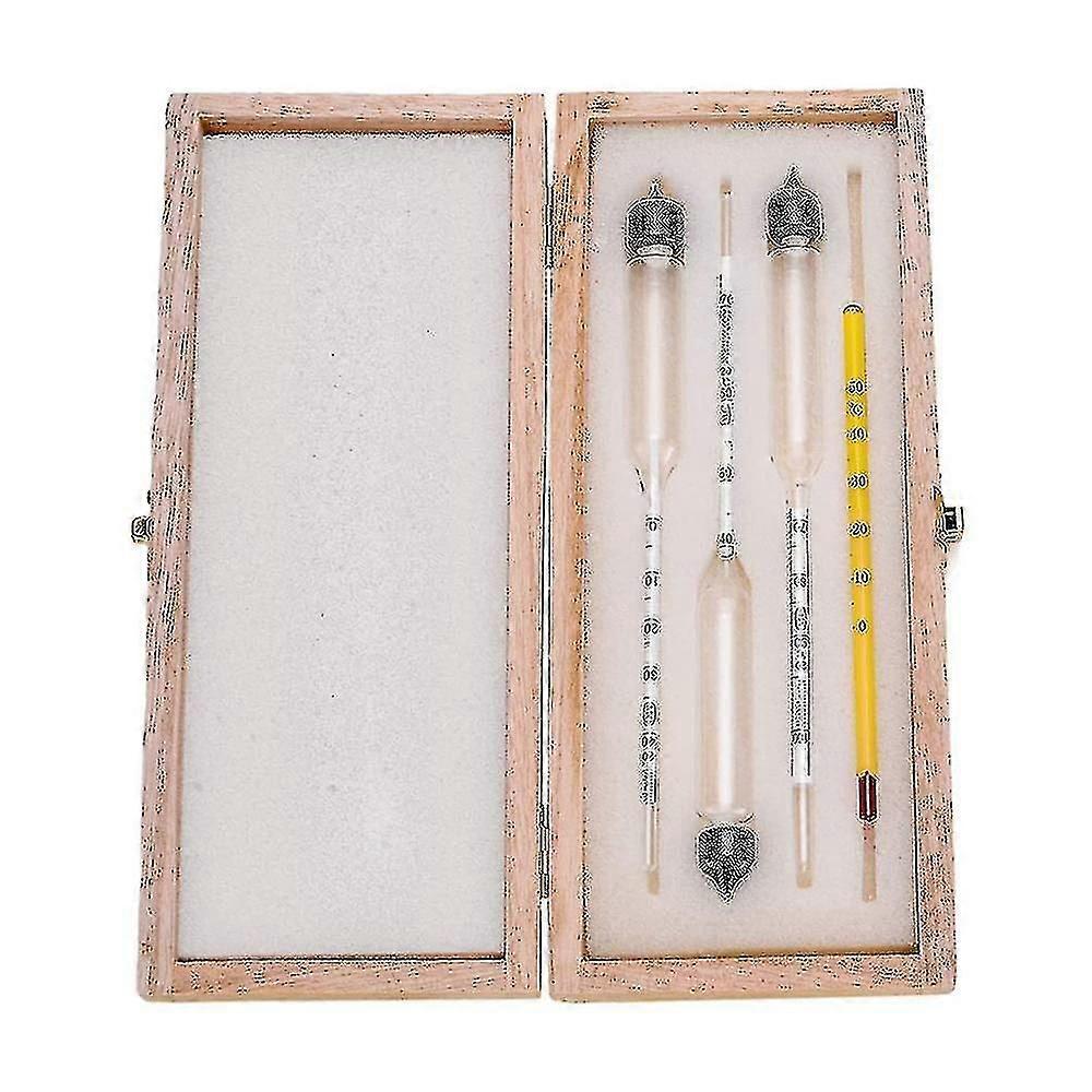 3pcs Alcohol Meter With Thermometer Alcohol Meter Alcohol Hydrometer