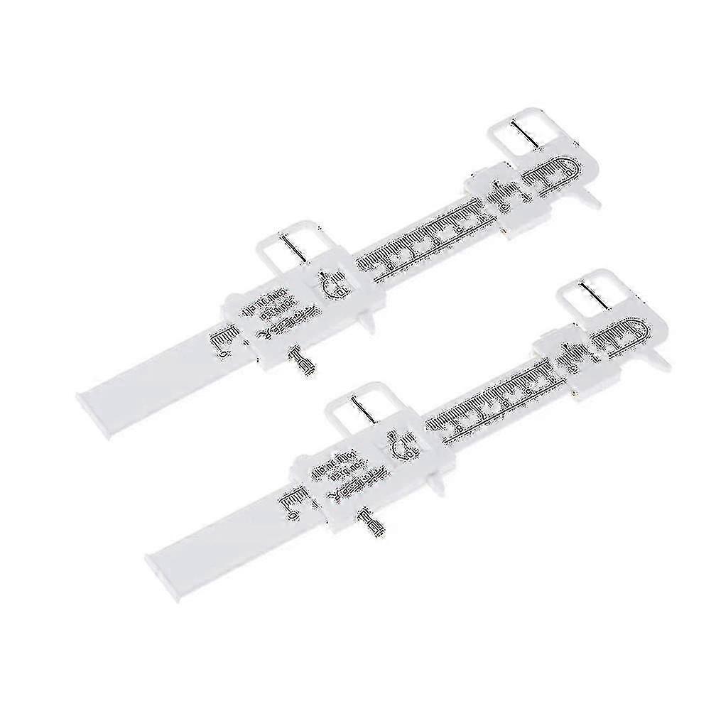 2 Pack Measure Optical Vernier Pd Ruler Pupil Distance Meter Tool
