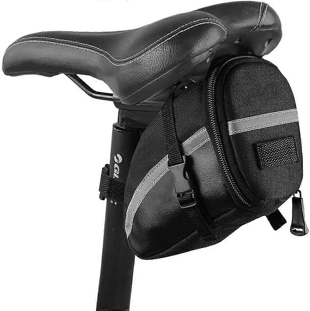 Bicycle saddle bag, compact waterproof frame bag bicycle bag