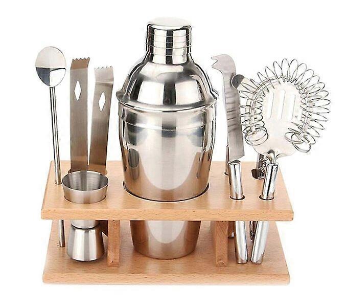 Cocktail mixing set with various accessories, durable and practical