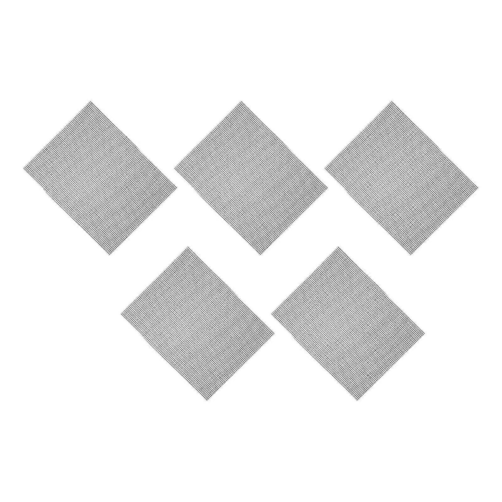 Black PTFE BBQ Grill Mat Set for Outdoor Use with Even Heat Distribution and NonStick Surface 500°F Resistance