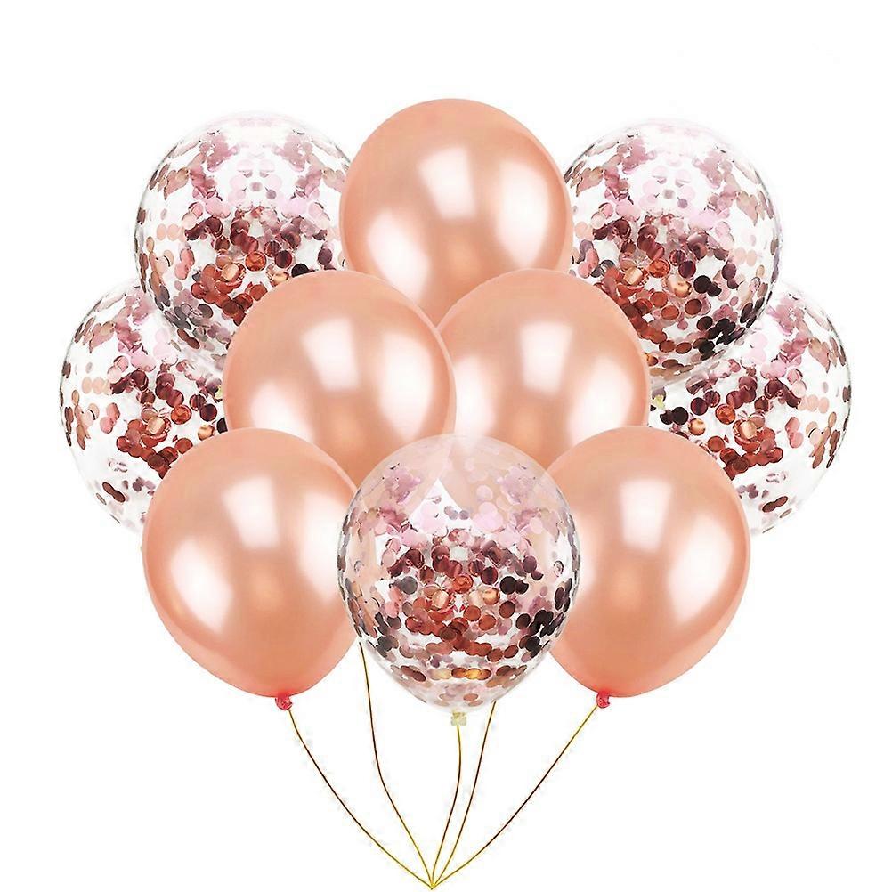 Assorted Color Confetti Balloons Set of 30 for Proposal Decoration 12inch