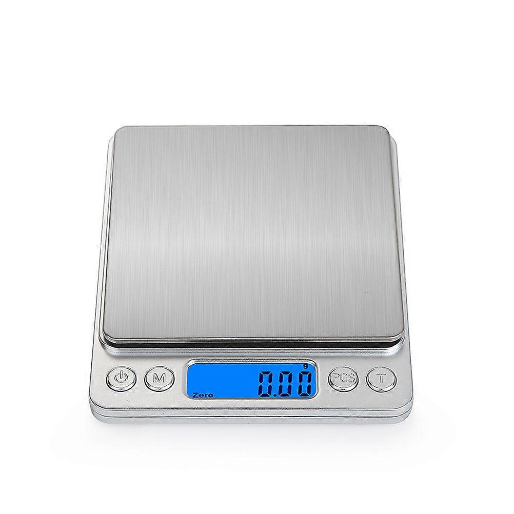 Kitchen Digital Scales Food Scales For Kitchen Stainless Steel Cooking Baking Tare Function Rectangular 1Pack