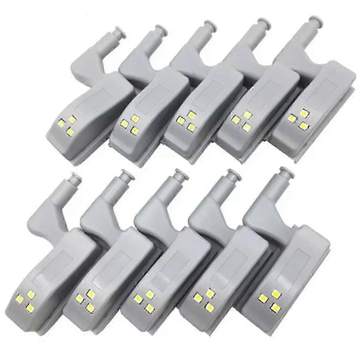 10PCS Kitchen Cupboard Lights LED Inner Hinge Lamp Lighting