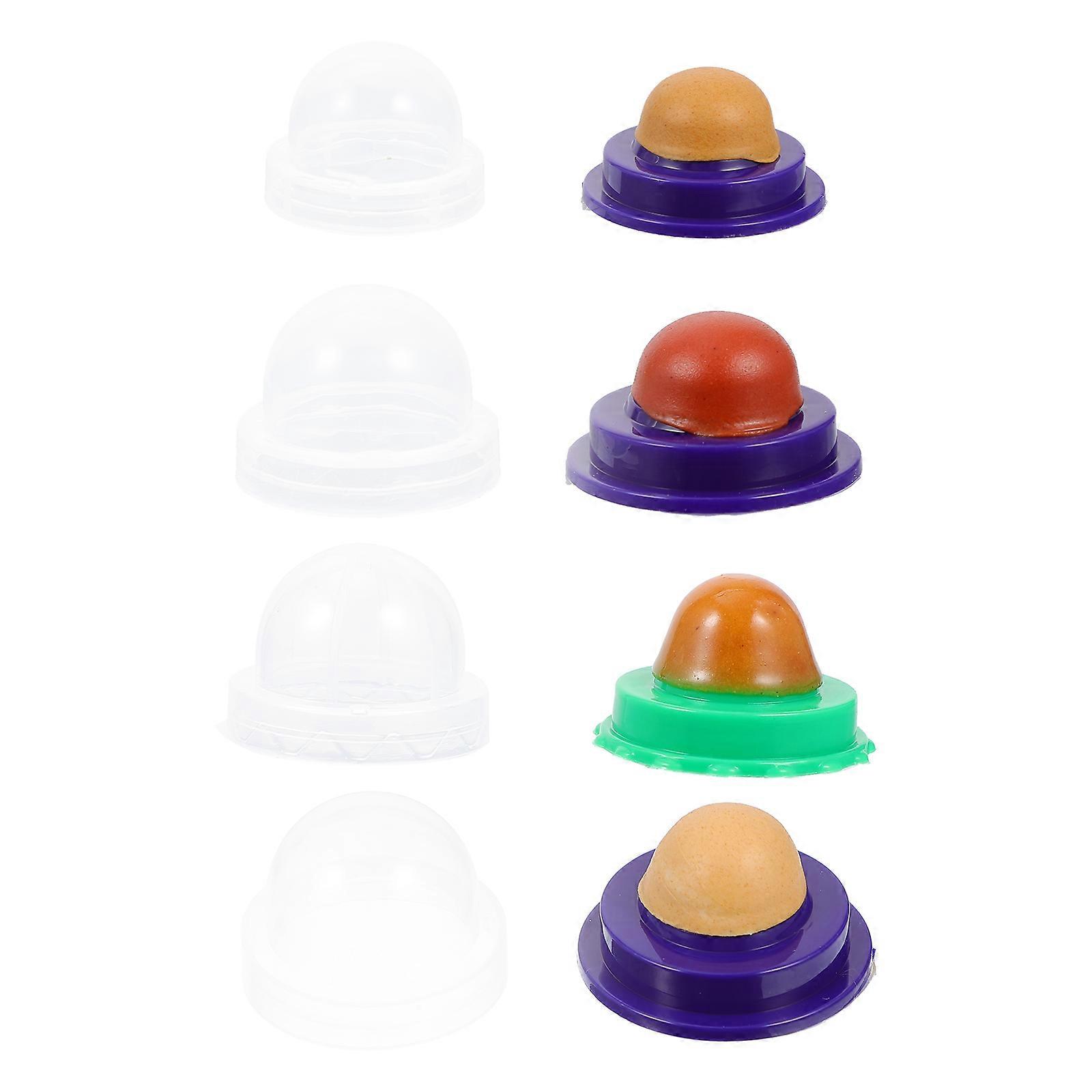 Catnip Ball Edible Toy for Cats Lick Chew Dental Care 4Pcs Set