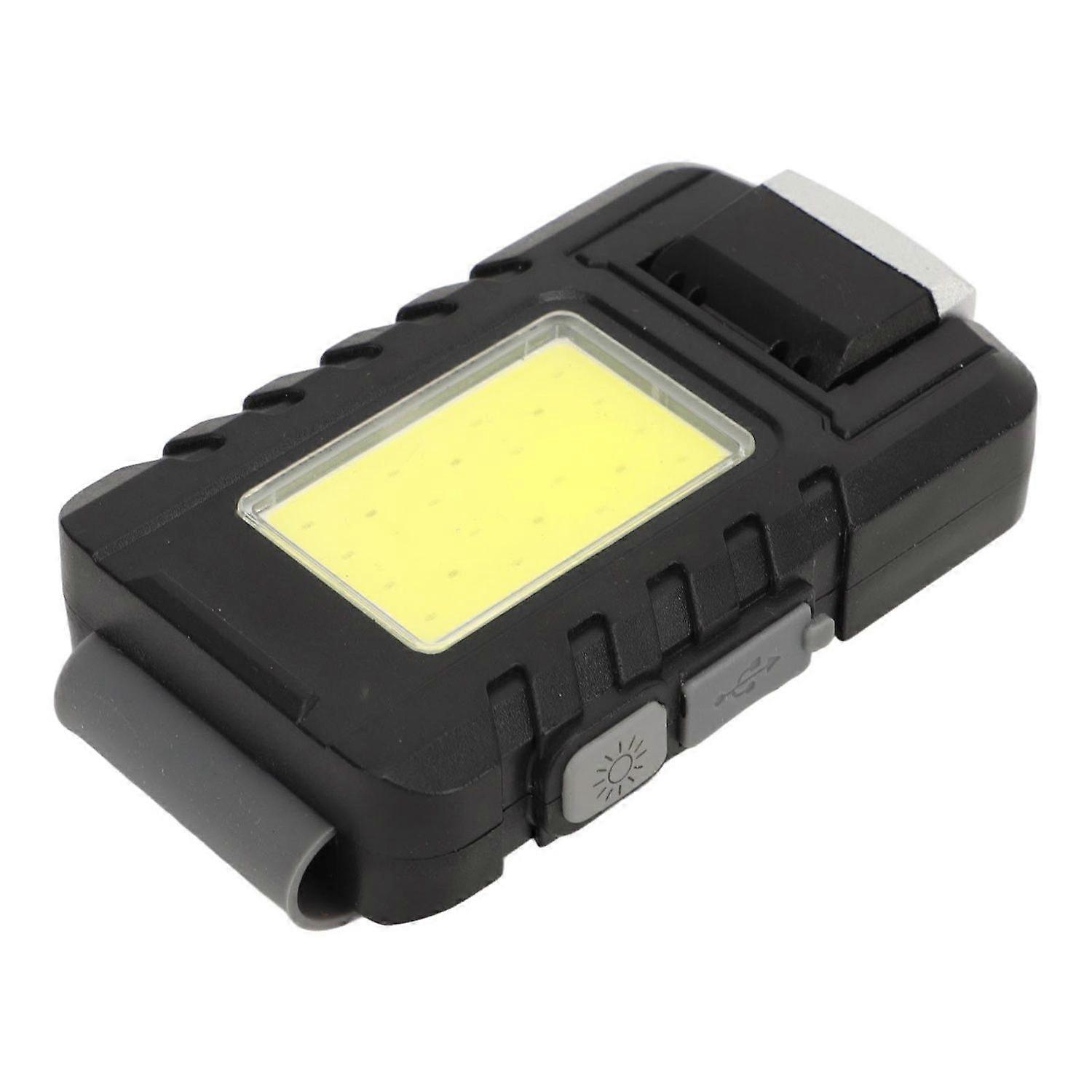 LED Clip On Running Light, 6 Mode Brightness, Handheld and Portable, Strong Magnetic, USB Charging, Suitable for Runner Jogger Camping Hiking Outdoor(