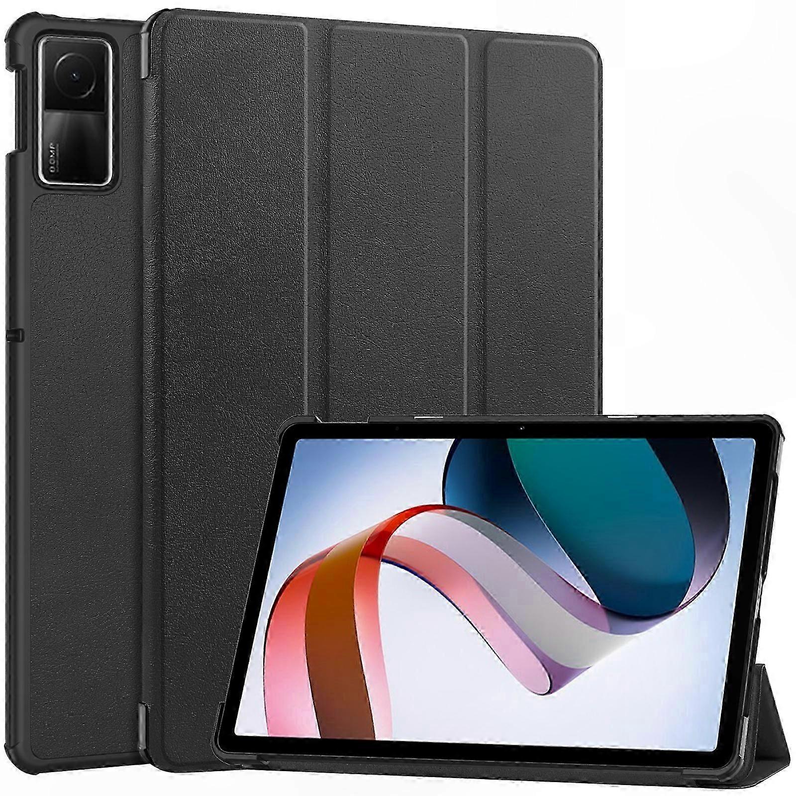 Genuine Leather Case for 10 Inch Tablets with Auto Wake Sleep Function and Precise Cutouts