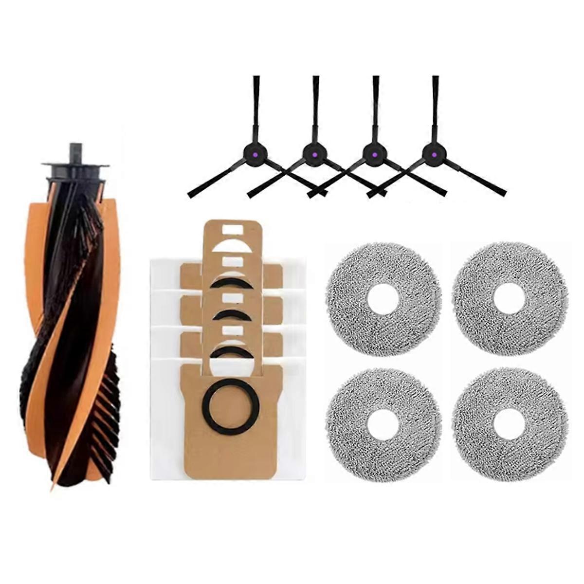 13PCS for P20 PRO/ T5 PRO Robot Vacuum Cleaner Parts Main Side Brush Mop Cloth Dust Bag Replacement Kit