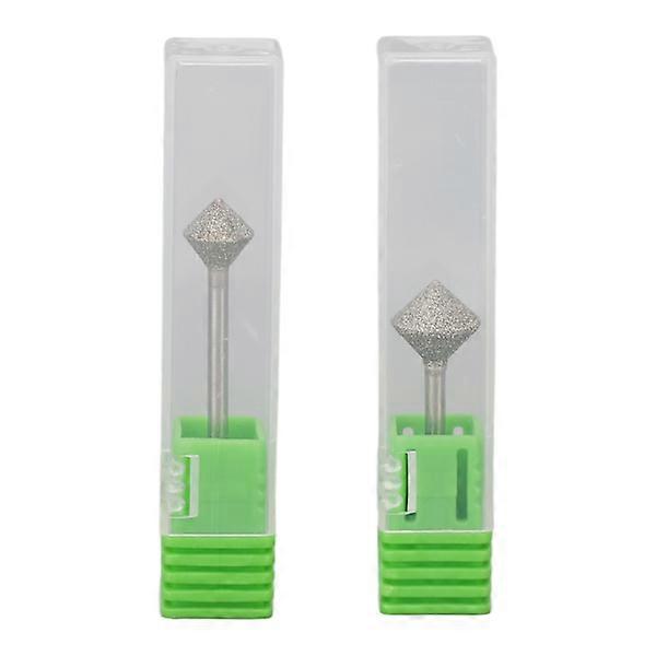 Nail Drill Heads 2-Way Rotating Replacement Head for Nail Grinding with Box for Manicure at Home