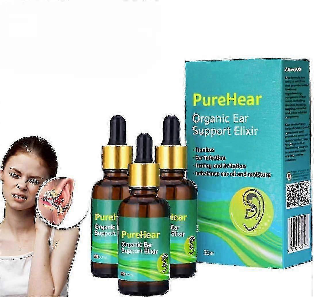 Purehear organikus fülvédő Elixir, természetes termékek Bio fülolaj