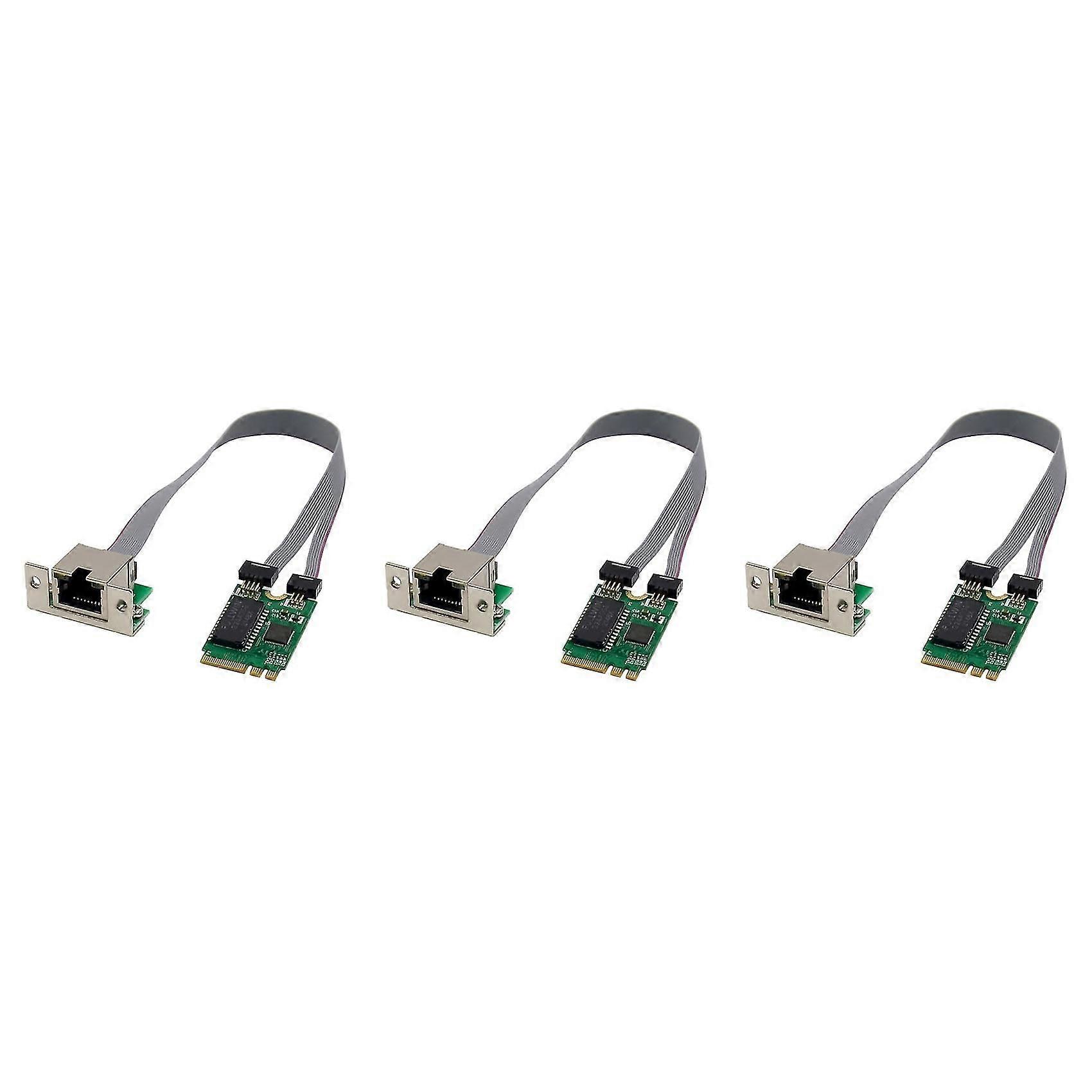 3x Mini Pcie Netzwerk Karte M.2 A + e Zu Rtl8111f Gigabit Ethernet Karte Single Port Rj45 Ethernet Netwo