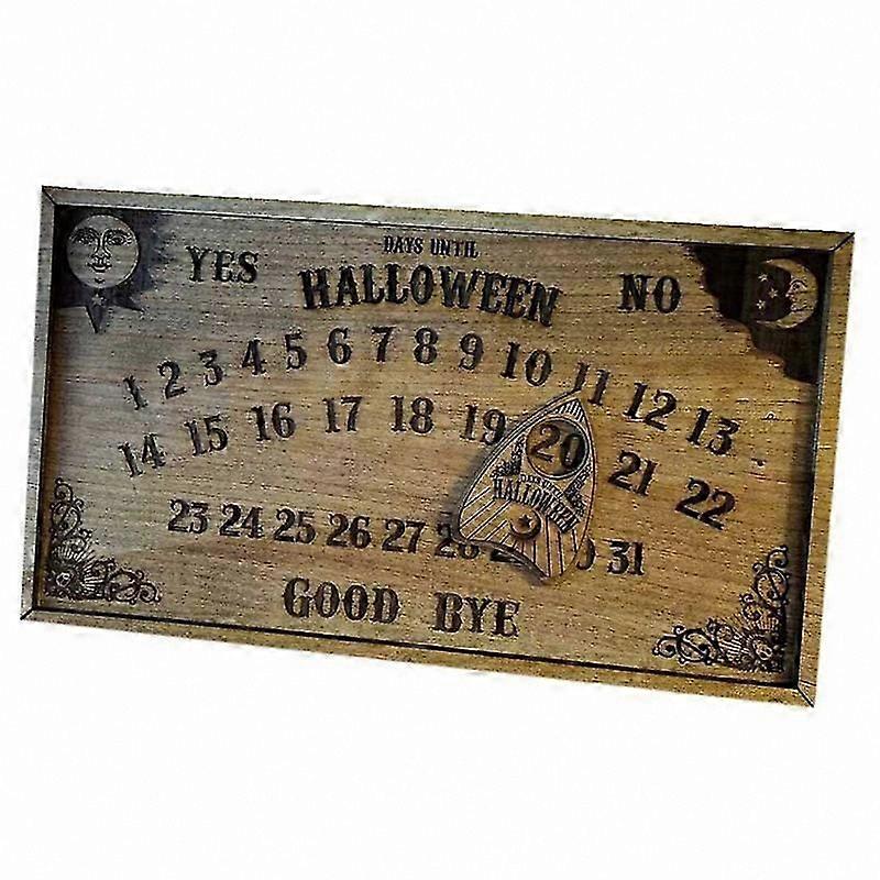 Halloween Countdown Board with Magnetic Feature for Holiday Decoration and Festive Anticipation Tracking