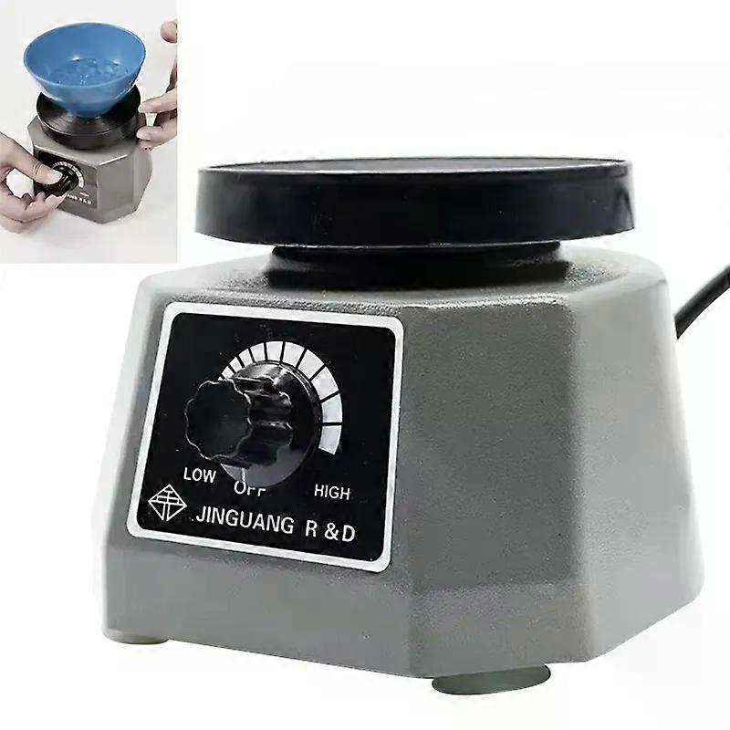 4 Round Shaker Plaster Vibrator Plate 110V/220V Lab Vibrator Dental Equipment Machine Variable Intensity Shaker Adjust Speed