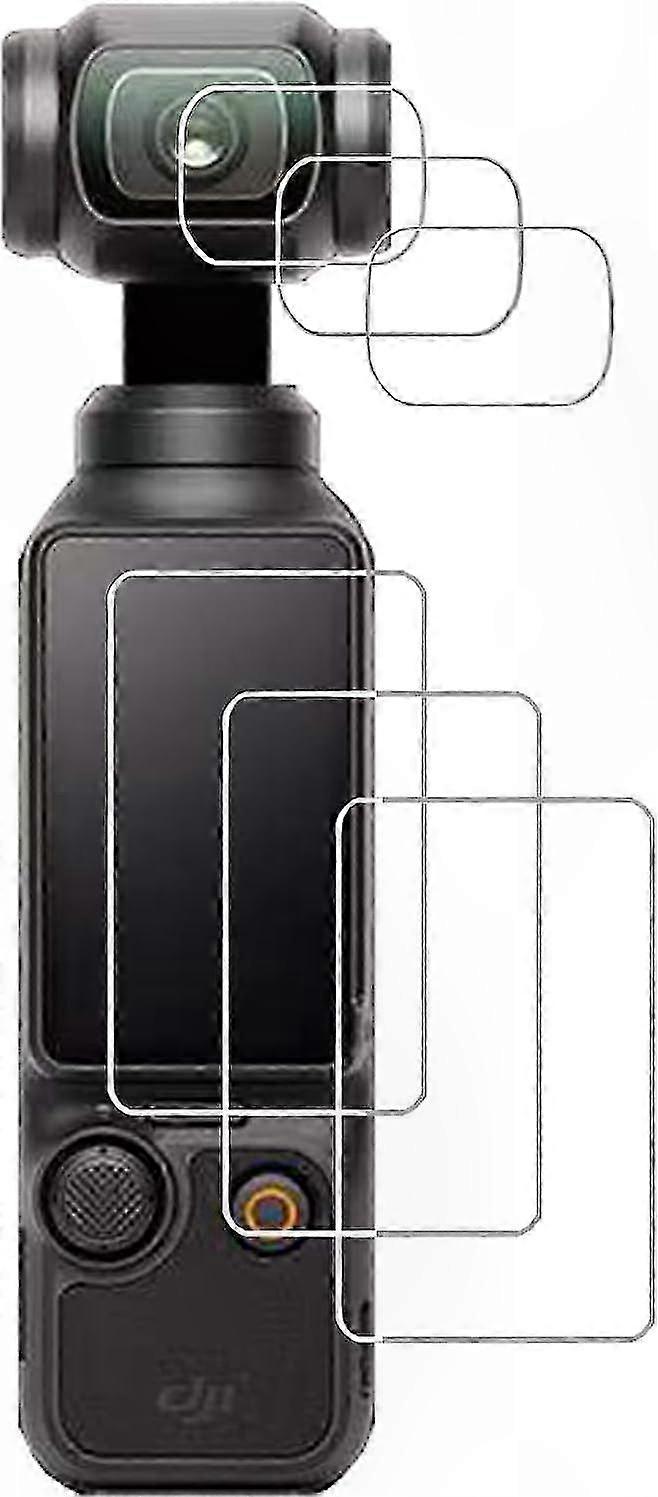 HD Tempered Glass Screen Protector for Osmo Pocket 3, Lens Guard Accessory