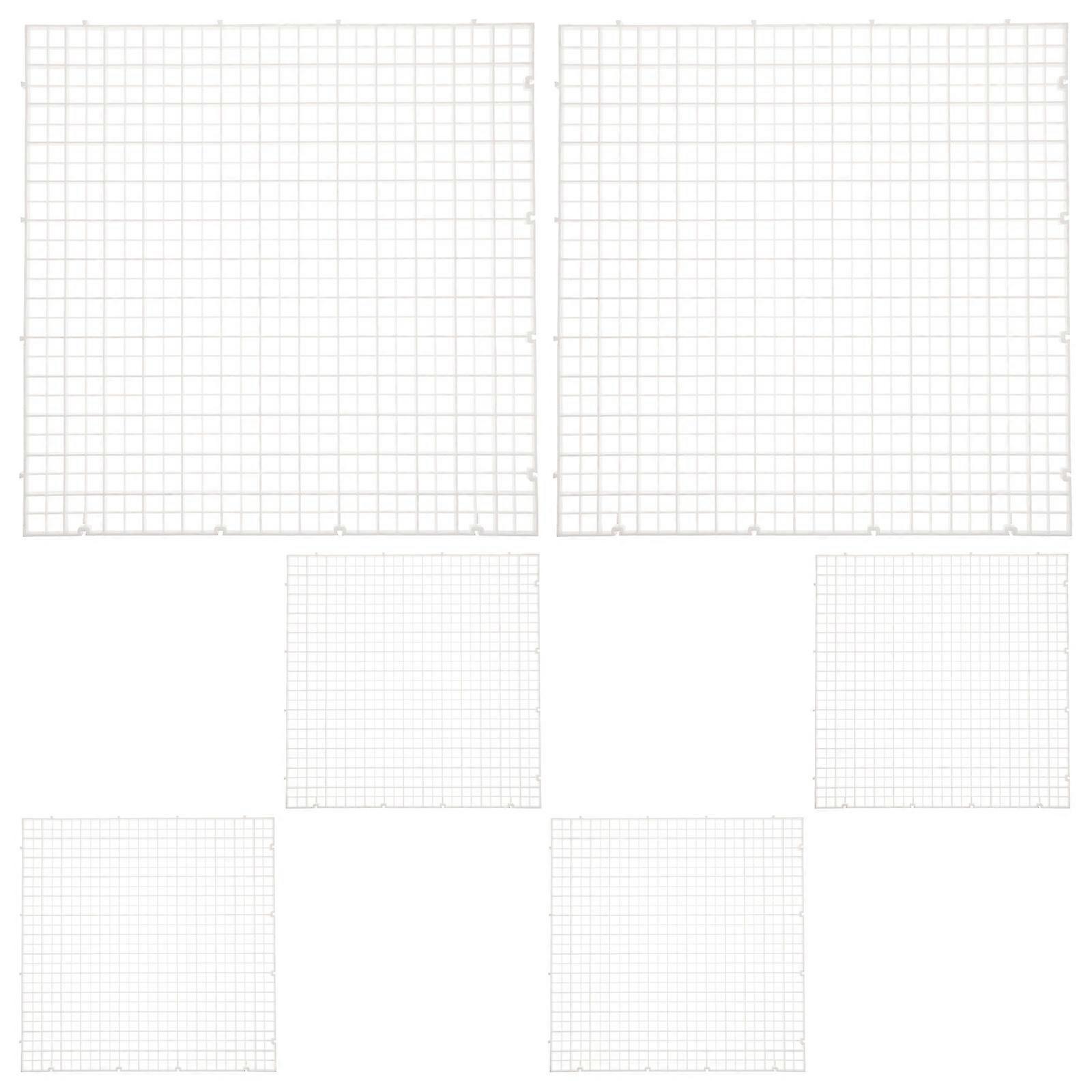 Fish Tank Plates Aquarium Divider for Isolation 18Pcs Pack White