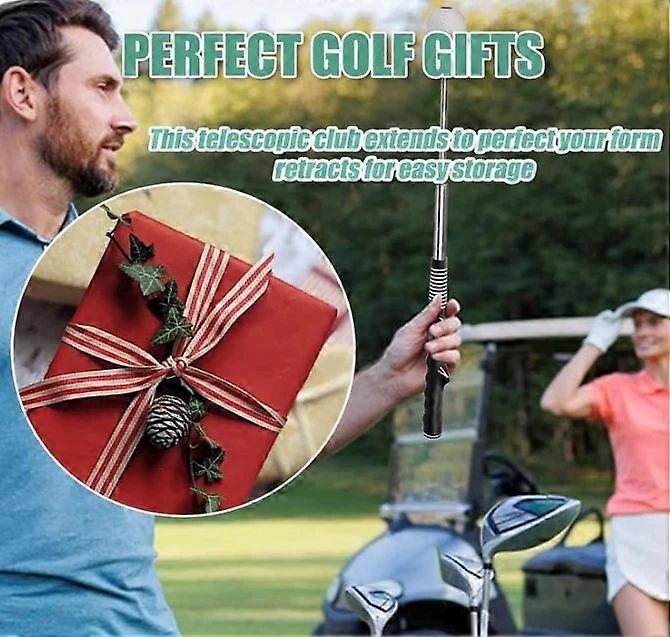 Golf Swing Practice Stick Golf Swing Trainer Retractable Practice Beginner Alignment Gesture Correct Wrist Golf Training Aids