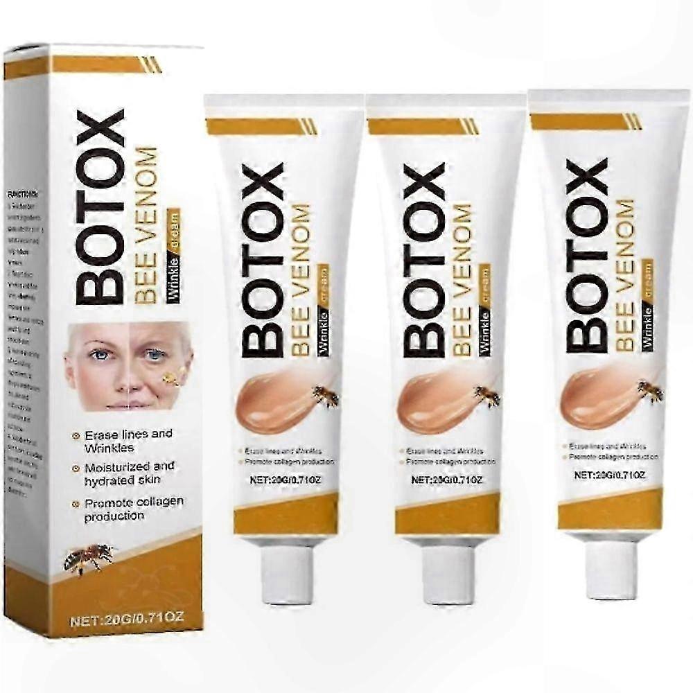 Wrinkle Reduction Cream with Bee Venom, Advanced 3X Formula for Anti-Aging Care